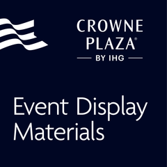Collection image for: Event Display Materials - Crowne Plaza®